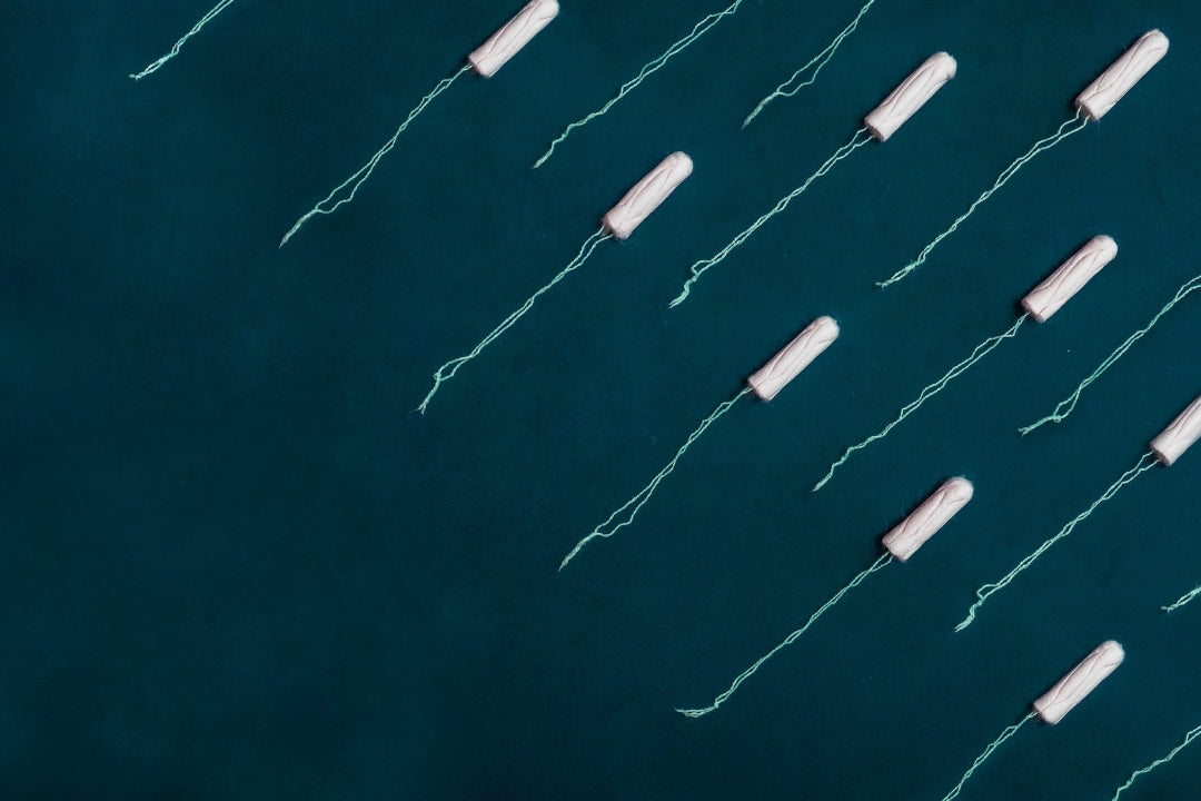 Tampons in different absorbency levels for light, medium and heavy menstrual flow