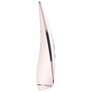 SATISFYER Luxury Air Pulse Stimulator + Vibrator -  Prêt-à-porter - White and Rose Gold