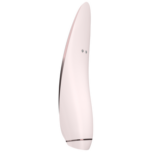 SATISFYER Luxury Air Pulse Stimulator + Vibrator -  Prêt-à-porter - White and Rose Gold