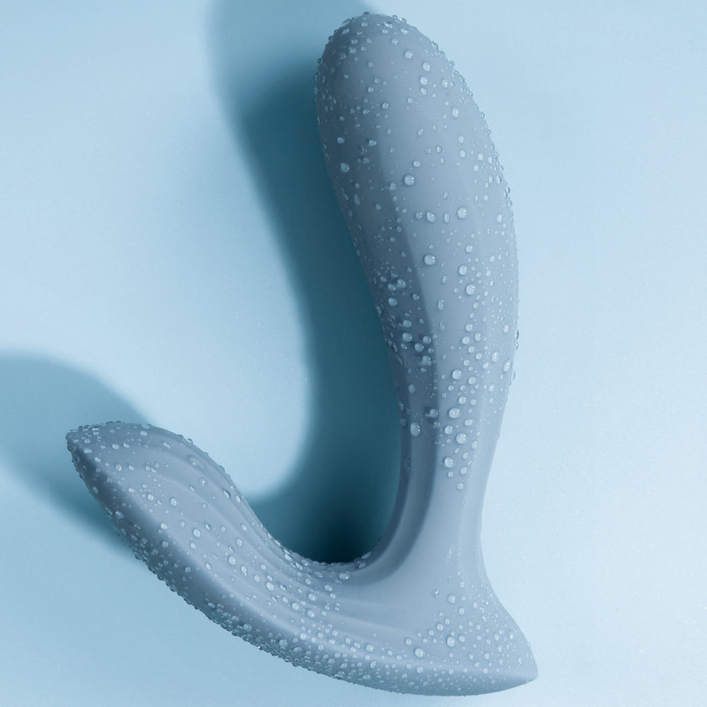 SVAKOM Erica Wearable Dual Vibrator - Dusty Blue (App Controlled)