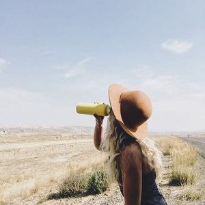 Hydro Flask Insulated Stainless Steel Drink Bottle (709ml) - Standard Mouth Black