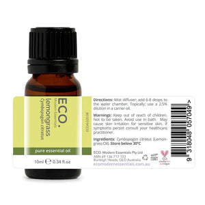 Eco Aroma Essential Oil - Lemongrass (10ml)