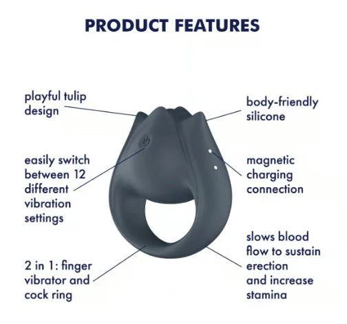 Satisfyer Perfect Pair 2 Hybrid Ring & Finger Vibe
