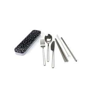 RetroKitchen Carry Your Cutlery Travel Set - Criss Cross