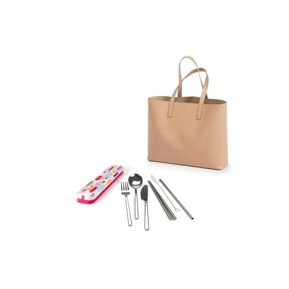 RetroKitchen Carry Your Cutlery Travel Set - Colour Splash