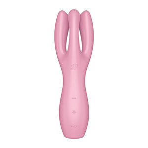 SATISFYER Threesome 3 Clitoral and Labia Stimulator - Pink