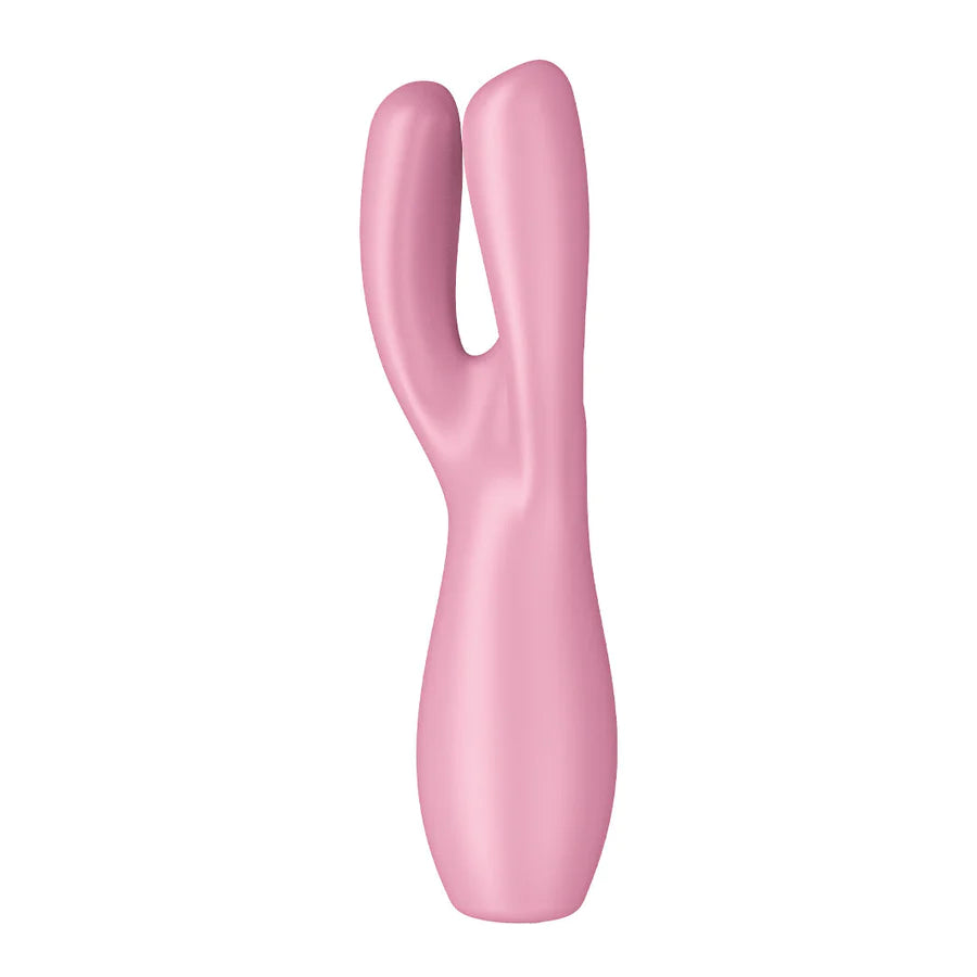 SATISFYER Threesome 3 Clitoral and Labia Stimulator - Pink