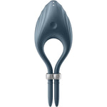SATISFYER Duelist Vibrating Adjustable Lasso Ring - Blue