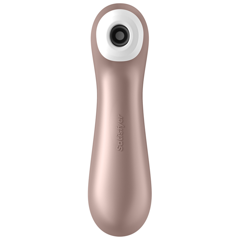 SATISFYER Pro 2 Plus Air Pulse Clitoral Stimulator & Vibrator - Rose Gold