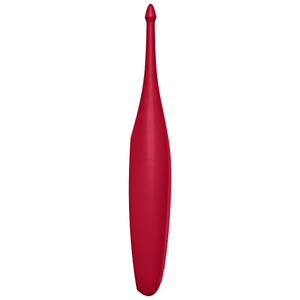 SATISFYER Twirling Fun Spot Finger Massager - Poppy Red