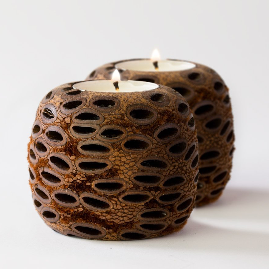 Banksia Gifts Ball Tea Light Holders (2 Pack)