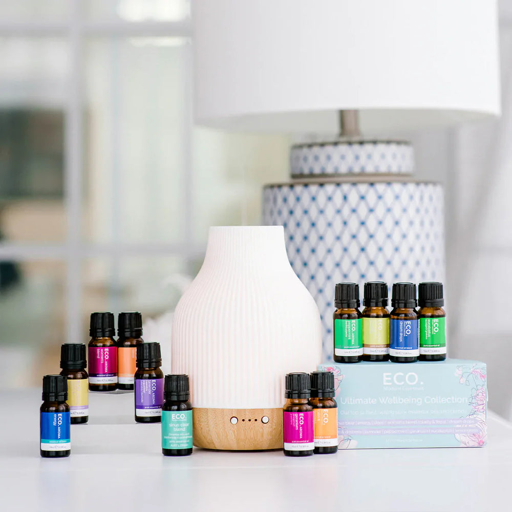 Eco Aroma Essential Oil Collection - Ultimate Wellbeing (12 Pack)