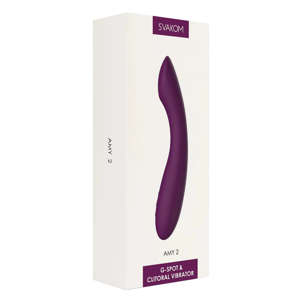 SVAKOM Amy 2 Intelligent Flexible G-Spot Vibrator - Violet