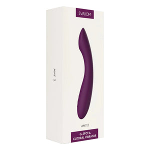 SVAKOM Amy 2 Intelligent Flexible G-Spot Vibrator - Violet