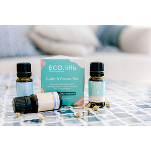 Eco Aroma Essential Oil Trio - Calm & Focus (3 Pack)