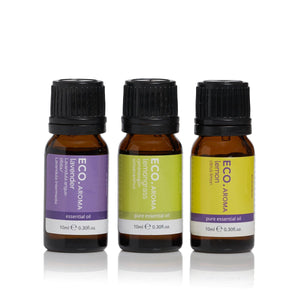 Eco Aroma Essential Oil Trio - Calm & Destress (3 Pack)