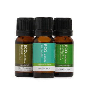 Eco Aroma Essential Oil Trio - Fight the Flu (3 Pack)