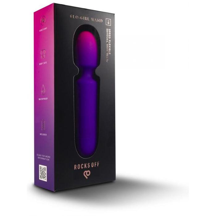 ROCKS OFF Glo-Girl Flexible Sensual Mini Wand