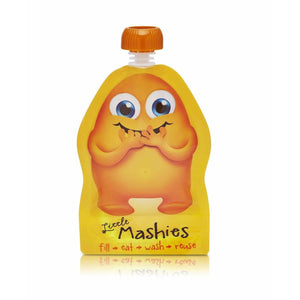 Little Mashies Reusable Squeeze Food Pouch - Assorted Designs (10 Pack)