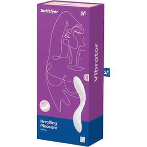 Satisfyer Rrrolling Pleasure G-Spot Vibrator with Moving Ball - White