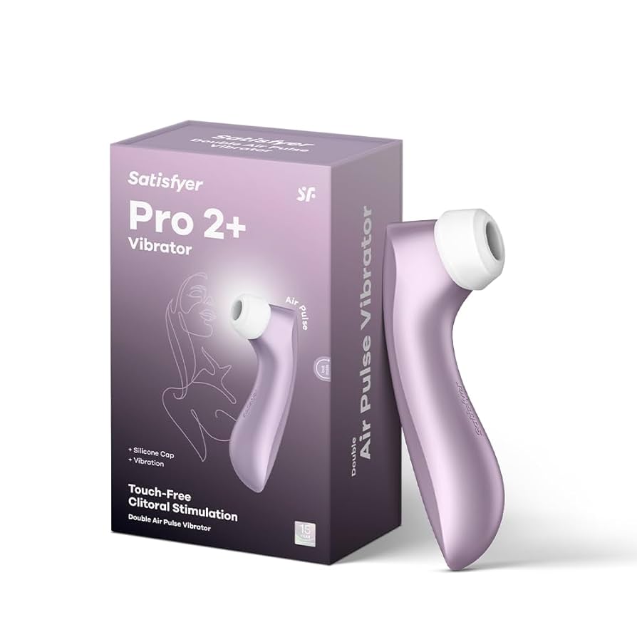 Satisfyer Pro 2 Plus Air Pulse Clitoral Stimulator & Vibrator - Violet
