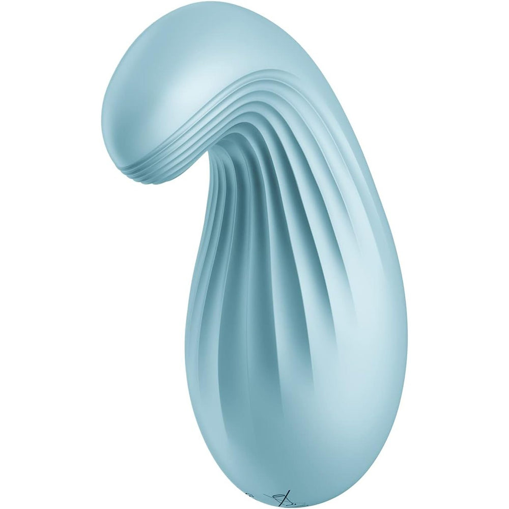 SATISFYER Dipping Delight Lay-On Massager - Light Blue