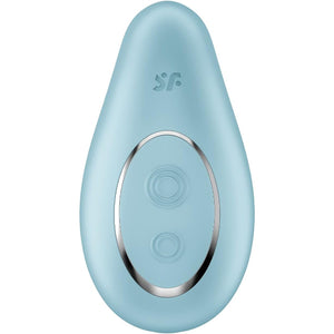 SATISFYER Dipping Delight Lay-On Massager - Light Blue