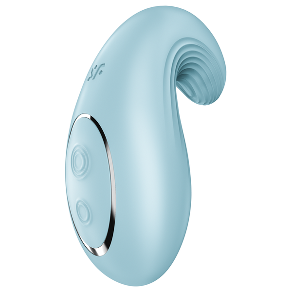 SATISFYER Dipping Delight Lay-On Massager - Light Blue