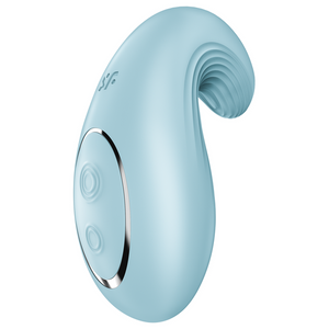 SATISFYER Dipping Delight Lay-On Massager - Light Blue