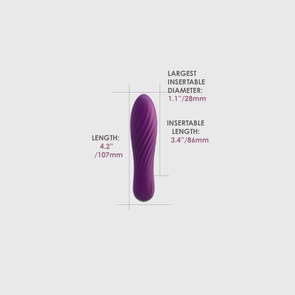 SVAKOM Tulip Powerful Bullet Vibrator - Black