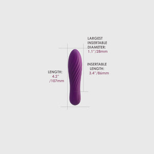 SVAKOM Tulip Powerful Bullet Vibrator - Violet