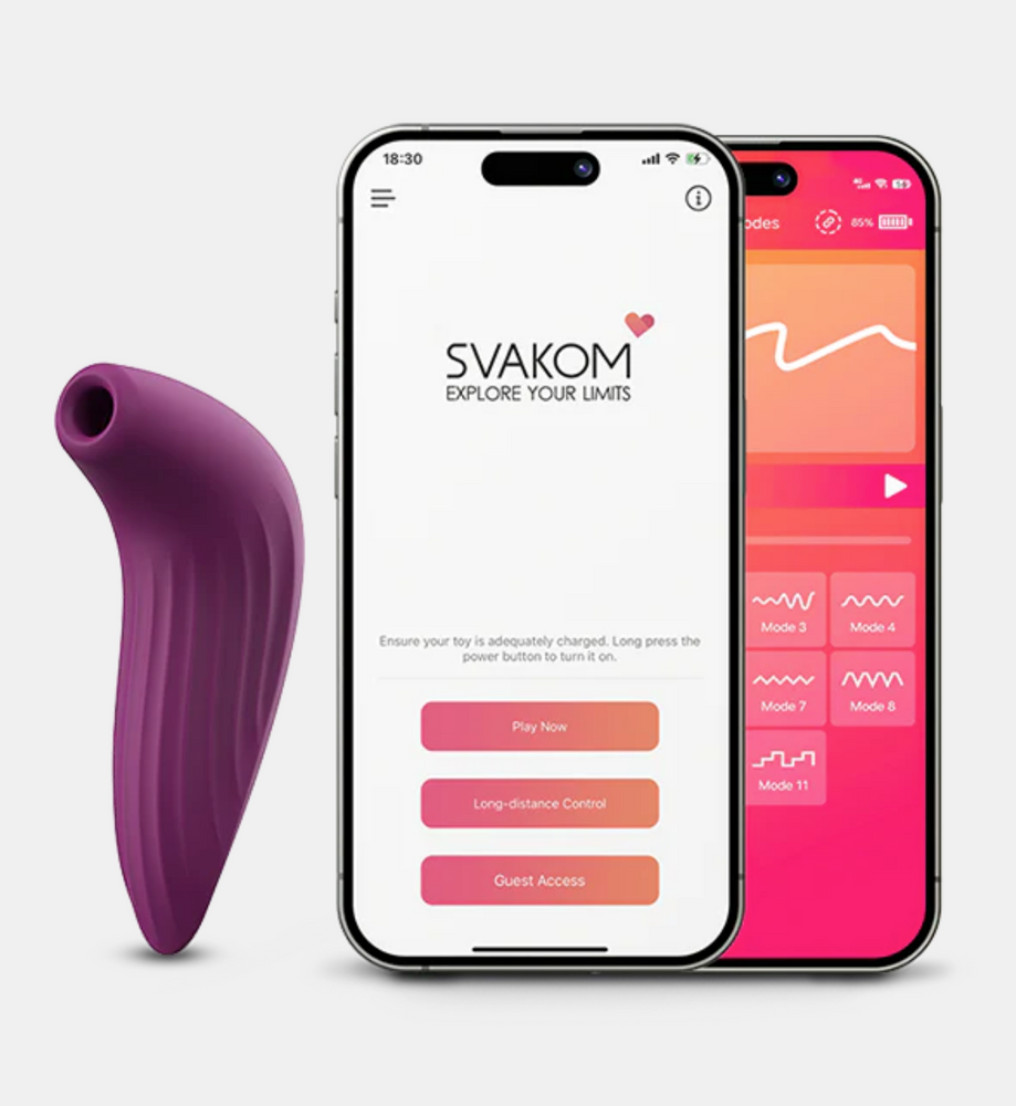 SVAKOM Pulse Union Clitoral Stimulator - Violet (App Controlled)