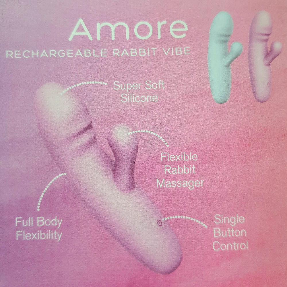 PLAYFUL Soft Amore Rabbit Vibrator - Purple