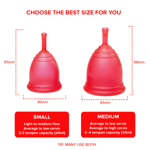 RUBY Menstrual Cup - Blue