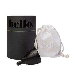 HELLO Menstrual Cup - Extra Small Black
