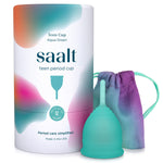 Saalt Menstrual Cup - Teen Aqua Green
