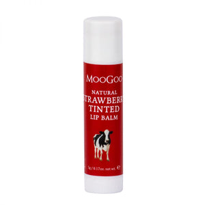 MooGoo Edible Lip Balm (5g) - Strawberry Tinted